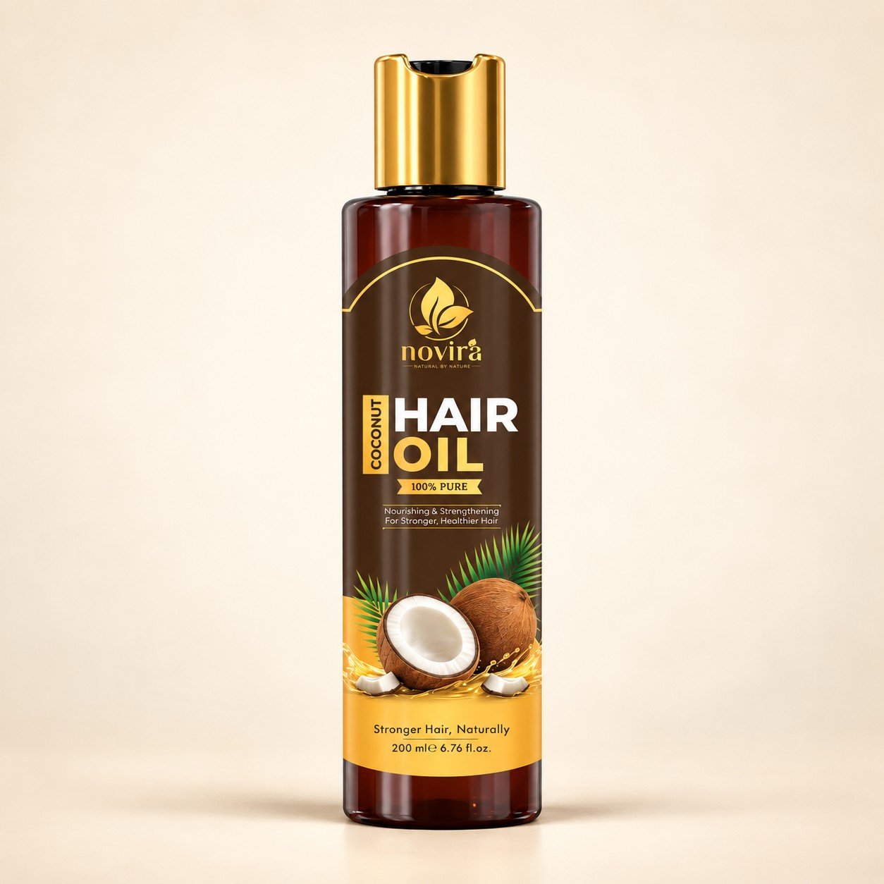 1503 NOVIRA Hair Oil – Coconut Oil 200 Ml